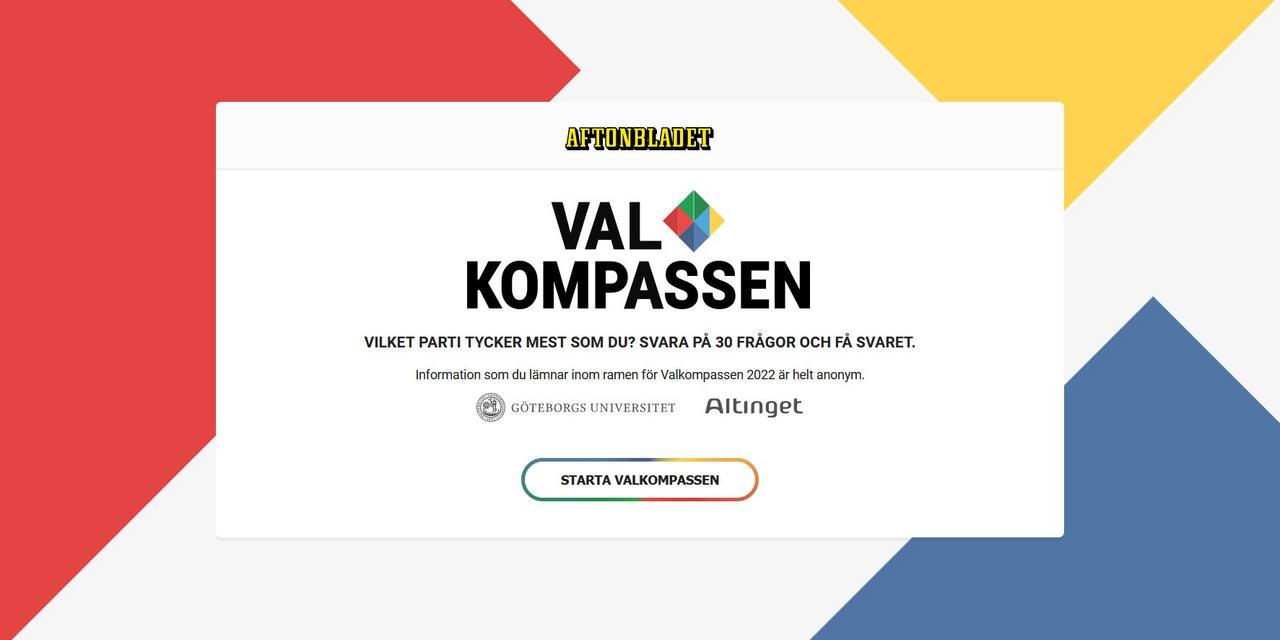 Valkompassen 2022 Nu Lanserad | Göteborgs Universitet